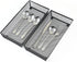 BYCY 3 Pack Mesh Flatware Drawer Organizer - Spoon Knife Fork Storage Tray for Kitchen/Office/Home
