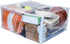 Set of 5 Clear Vinyl Zippered Storage Bags, 24 x 20 x 11 Inch