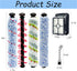Replacement Parts for Bissell CrossWave 2024 Model 3888A, 4 Brush Rolls, 2 Filters, 1 Cleaning Brush