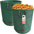 2-Pack 106 4 Leaf Collector & Leaf Bag | Gallon Reusable Standable Yard Waste Bags | Portable Durable Garden Clippings
