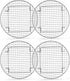 Foraineam 4 Pack 10.5 inch Steamer Rack - Round Grilling Rack for Cooling, Steaming, Baking, and Lifting Food.