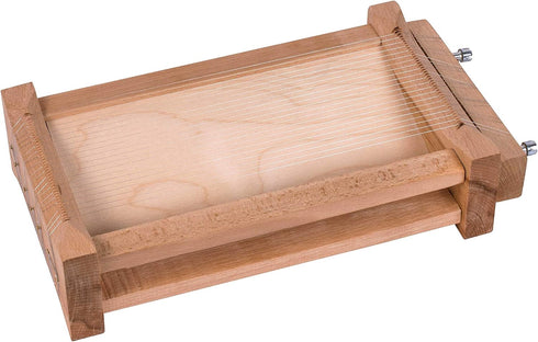 Cooking on Mars 18/8 Chitarra Pasta Cutter, Made in Italy, Beechwood and Stainless Steel