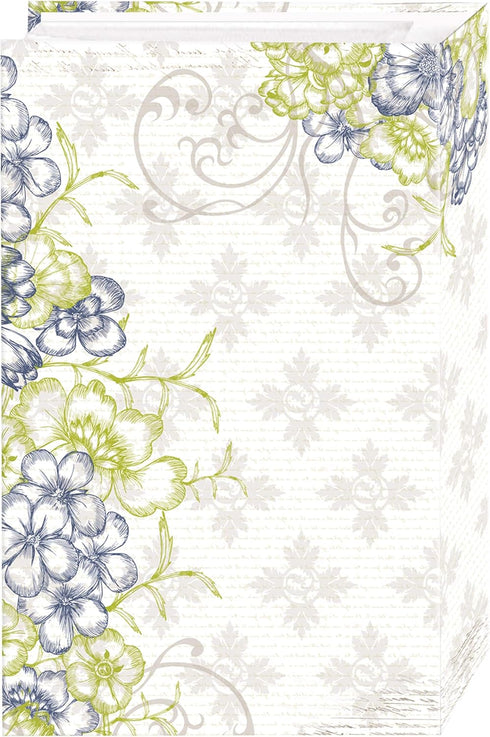 3-Ring Photo Album, Cobalt Breeze Design, 504 Pockets for 4x6 Photos