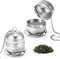 2 Pack Tea Infusers for Loose Tea, Extra Fine Mesh Stainless Steel Tea Strainers with Extended Chain Hook and Drip Tray