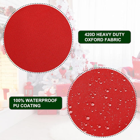 Christmas Wrapping Paper Storage Bag, 41 Inch Organizer for Up to 21 Standard Rolls, Resistant Container