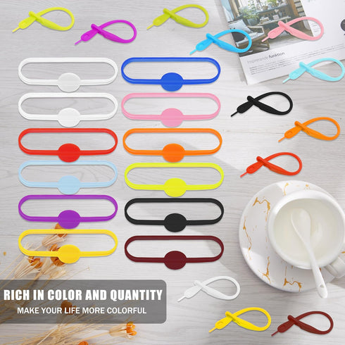Lasiyanor Cup Markers for Drinks, 24Pcs Silicone Drink Marker Bands for Bar Party Martinis Cocktail Champagne Glasses