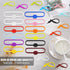 Lasiyanor Cup Markers for Drinks, 24Pcs Silicone Drink Marker Bands for Bar Party Martinis Cocktail Champagne Glasses
