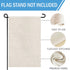 Welcome Summer Coastal Crab Small Decorative Garden Flag, Double Sided 12x18, Tropical Sea Decor