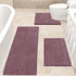 Upgrade 3 Pieces Extra Large Mauve Bathroom Rug Set, Ultra Soft Thick Absorbent Non Slip Chenille Bath Mats