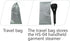 SALAV HS-04/T 1000W Hand Held Garment Steamer - Quick Steam with Dual Settings (Black)