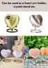 eSplanade Heart Shaped Urn Stand in Silver Color for Heart Keepsake Urn, Burial, Memorial Keepsake