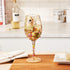 Designs by Lolita “Queen For a Day” Hand-painted Artisan Wine Glass - 15 oz.