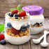 Premium Mason Jar Lids (8 Pack - Regular), Heavy Duty BPA Free Reusable Plastic, Leak Proof Lids for Ball, Kerr & More
