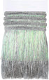 Meri Meri Silver Iridescent Tinsel Fringe Garland (Pack of 1)