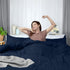 Utopia Bedding Duvet Cover Queen Size - 3 Piece with Zipper Closure, Navy (Comforter Not Included)