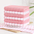 16"x 28", 390 6 Pack Homaxy Premium Cotton Kitchen Towels Large Natural Ring Spun GSM Dish Towels, Super Absorbent