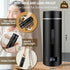Zlylefun 450ML, 316 4 Presets Travel Electric Kettle Portable Small Hot Water Boiling Tea Coffee Warmer Heater