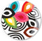 French Bull 11" Colorful Dinner Plate - Melamine Dinnerware - Foli