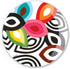 French Bull 11" Colorful Dinner Plate - Melamine Dinnerware - Foli