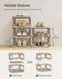 6 ULPC037K01 SONGMICS Shoe Rack, Shoe Organizer, Shelves, Shoe Storage, Narrow Shoe Shelf, Open Shelf for Entryway