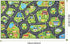 36"x60" Kids Car Play Rugs - Learning and Fun City Road Map Play Mat for Playing with Cars Trucks, Non-Slip Playmat