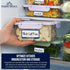 Dissolvable Food Labels for Food Containers - Made in USA - Great for Food Prep, Pantry, Canning, Freezer, Mason Jar