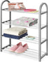 4-Tier Closet Whitmor Compact Shelves - Gray