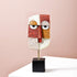 HCCMLOVE Harmony - Handcrafted Resin Abstract Sculpture for Modern Home Decor, Book Shelf,
