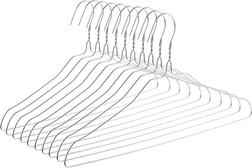 Mr. Pen Wire Hangers, 10 Pack Metal Hangers for Clothes, Slim Standard Wire Coat Hangers, Silver