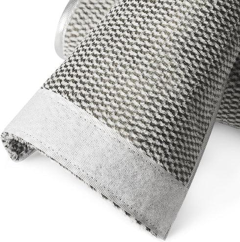 OUGAR8 Microwave Door Handle Covers Protective Electrical Kitchen Appliances Gloves Oven Dishwasher Door Cloth Protector-Catches Drips,Fingerprints Dust Covers (Gray Plush,6" L)