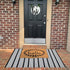 Black and White Striped Outdoor Rug, 27.5"x43" Hand-Woven Reversible Front Porch Mat for Entryway and Laundry Room