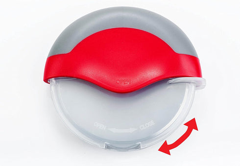 Pizza Cutter with Unique Wheel Design, Super Sharp Stainless Steel Blade, Easy Cleaning, by Jokari Gourmet