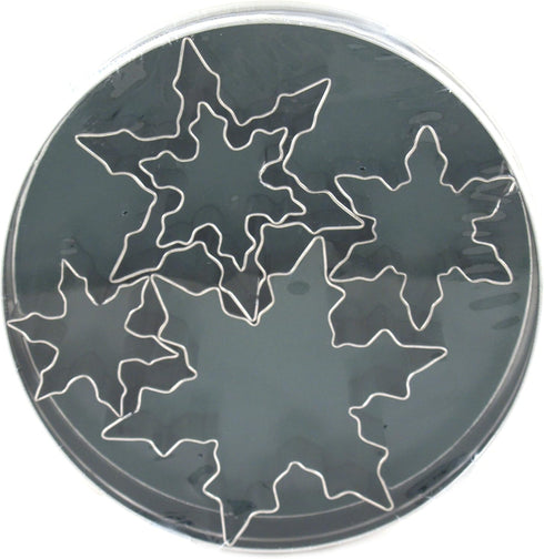 Fox Run Snowflake Cookie Cutter Set, 5 Piece