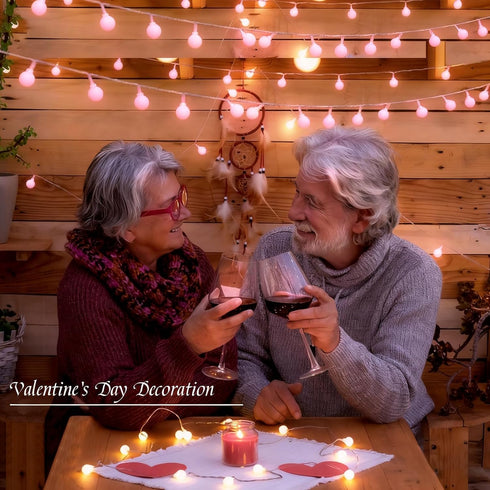 38ft 100LED 8 Mothers Day Decorations Lights USB Plug in Mode Remote Timer Mini Globe Fairy String Lights Gifts for Mom