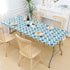 2 Pack 100% 6 30x72 inch) misaya Vinyl Tablecloth, Fitted Table Cover, Waterproof, Elastic Edge, Flannel Backing, Table