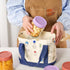 9oz 16oz 6Pack(Red, Hoa Kinh Overnight Oats Jars with Lids, & Leak Proof Small Jars for Overnight Oats, Cereal, Clear