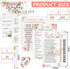 331 5 Sets (50 1 60 20 Sosation Pcs Bridal Shower Games Supplies, Cards Each) Wedding Games Cards, Put a Ring on It