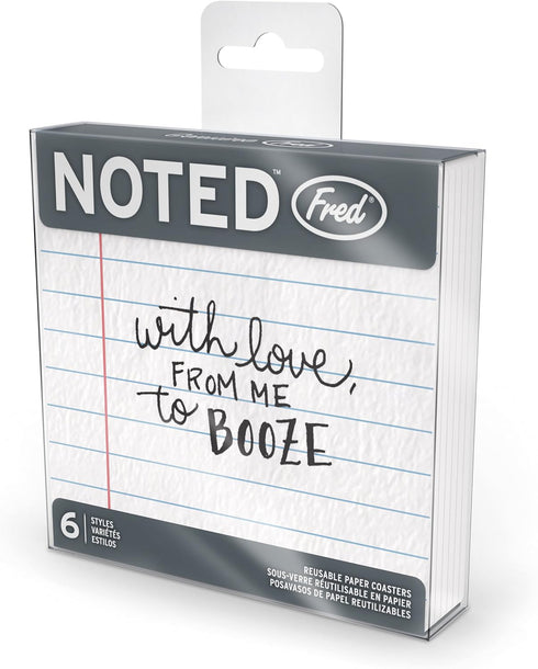Fred & Friends NOTED Coasters, Set of 6
