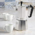 Primula Classic Stovetop Espresso and Coffee Maker, Moka Pot for 9 Espresso Cups, Silver