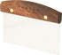 3" 6" Lamson Kitchen Utensils - x Bench Scraper, High-Carbon Stainless Steel Dough Scraper, Ergonomic Riveted Walnut