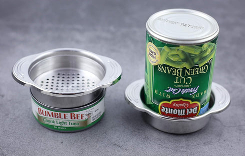 Can Strainer, Food Grade 304 Stainless Steel, Dishwasher Safe Food Strainer, Easy to Clean, Eco-friendly