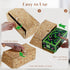 Water Hyacinth Hand Towel Box Cover Compatible with Disposable Paper Hand Towels, Wicker Paper Towel Holders, Hand