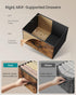 2 Closet, ULGS312B02S SONGMICS Dresser for Bedroom, Chest of Drawers, Nightstand, Steel, MDF, Non-Woven Fabric Drawers