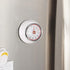 Zassenhaus Magnetic Retro Kitchen Timer, Classic Mechanical Cooking Timer in White