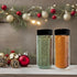 16oz Set 3 (3 pack) JARMING COLLECTIONS Glass Spice Shakers with Lids of Large Seasoning Containers with Shaker Tops