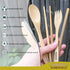 Travel Utensils Set with Case, Fork, Knife, Spoon, Chopsticks, Straw, Cleaning Brush, Pouch, Carabiner, 2 Sets