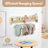 Stelzriede Set 3 31.5" 3.9" 3.7 Floating Book Shelves for Nursery Nursery Shelves for Wall with Hanging Rod of Wooden