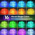 66FT 200 24 (66FT 7mm) Rope Lights for Outside, LED Color Changing Rope Lights with Plug & Remote Colors RGB Twinkle