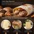 2 Pack 13x17in Beeswax Bread Bags for Homemade Bread, Sourdough Bread Storage Bags with Bees Wax Lining - Reusable