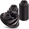 O'Creme Bakeable Plastic Mini Swirl Cake Pan, 25 QTY Pack Non-Stick Silicone Baking Molds, Durable and Lightweight
